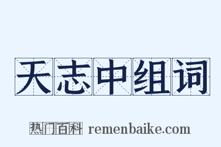 天志中组词是什么意思的图片